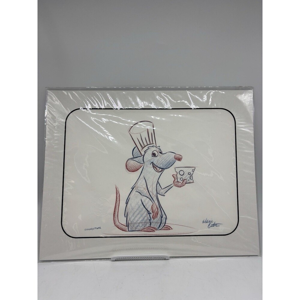 Disney Artist 11x14 Sketch Print Remy Ratatouille Marie Ortiz Art Of Disney